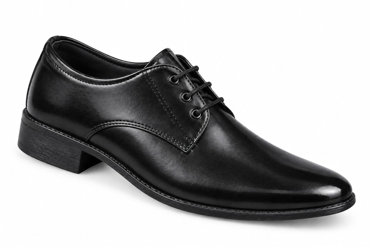 Men's Black Formal Lace-Up Shoes – Classic Business & Dress Shoes