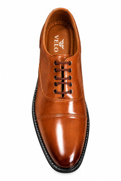 Men's Mustard Formal Lace-Up Dress Shoes – Classic Oxford Style Business & Office Footwear