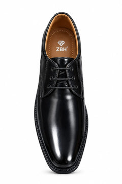 Men's Premium Black Formal Lace-Up Shoes – Classic Office & Dress Wear
