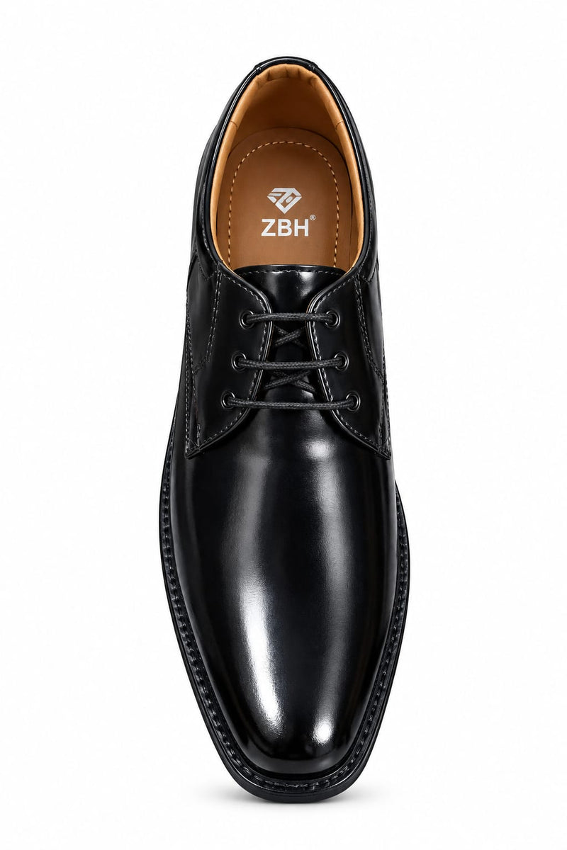 Men's Premium Black Formal Lace-Up Shoes – Classic Office & Dress Wear