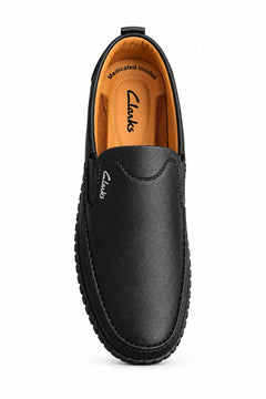 Men’s Black Slip-On Loafers – Casual & Formal Comfort Shoes for Men