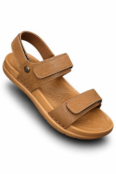Men’s Adjustable Comfort Sandals | Double Strap Casual Walking Sandals with Back Strap | Everyday Outdoor Footwear