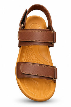 Men’s Adjustable Comfort Sandals | Double Strap Casual Walking Sandals with Back Strap | Everyday Outdoor Footwear