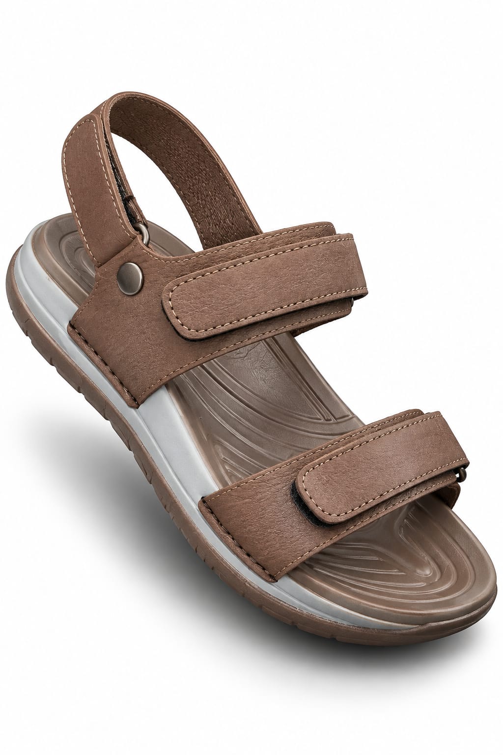 Men’s Adjustable Comfort Sandals | Double Strap Casual Walking Sandals with Back Strap | Everyday Outdoor Footwear