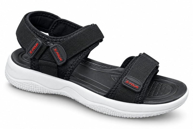 Men’s Adjustable Sport Sandals | Multi-Strap Outdoor Casual Walking Sandals | Cushioned Comfort Footwear