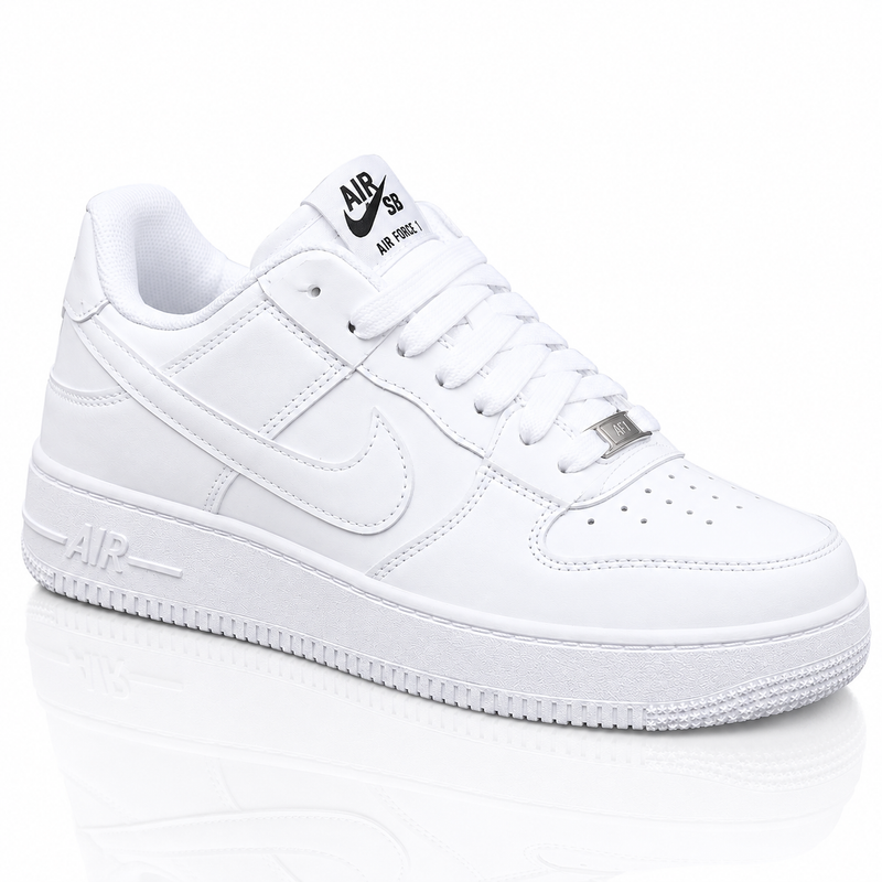 Premium White Men's Casual Sneakers