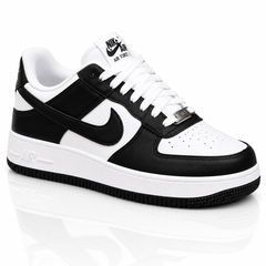 Men's Black & White Classic Sneakers – Stylish Casual Low-Top Shoes