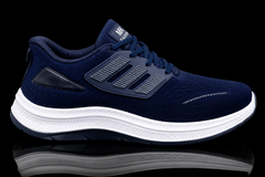 Men's Navy Blue Lightweight Running Shoes – Cushioned Sports Sneakers