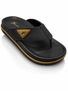 X-Sports Premium Casual Comfort Footwear for Men – Black & Gold