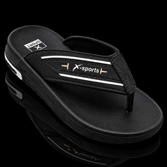 X-Sports Premium Casual Comfort Footwear for Men – Black & Grey Yellow