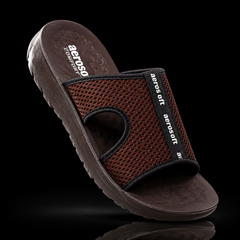 Original Aerosoft Men’s Softie Chapal – Black & Brown | Made in Thailand