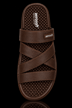 Original Aerosoft Cross Strap Comfort Chapal for Men – Premium Everyday Footwear