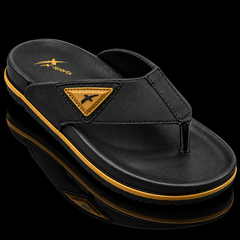 X-Sports Premium Casual Comfort Footwear for Men – Black & Gold