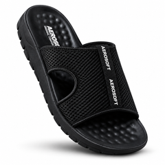 Original Aerosoft Men’s Softie Chapal – Black & Brown | Made in Thailand