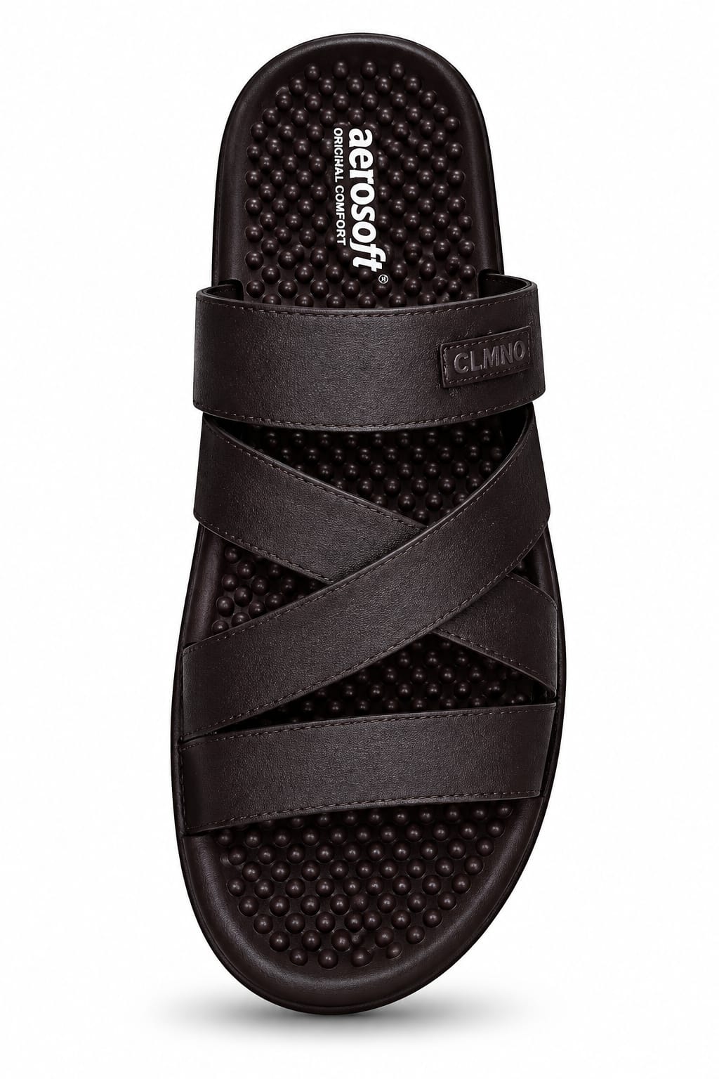 Original Aerosoft Cross Strap Comfort Chapal for Men – Premium Everyday Footwear