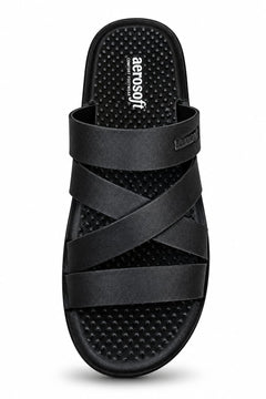 Original Aerosoft Cross Strap Comfort Chapal for Men – Premium Everyday Footwear