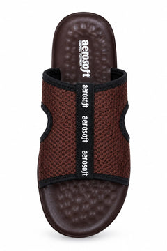 Original Aerosoft Men’s Softie Chapal – Black & Brown | Made in Thailand
