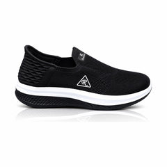 Black and White Slip-On Shoe - Zain Boot House
