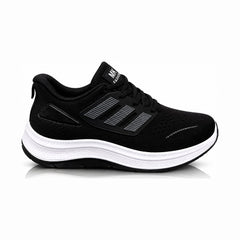 Black and White Running Shoe - Zain Boot House