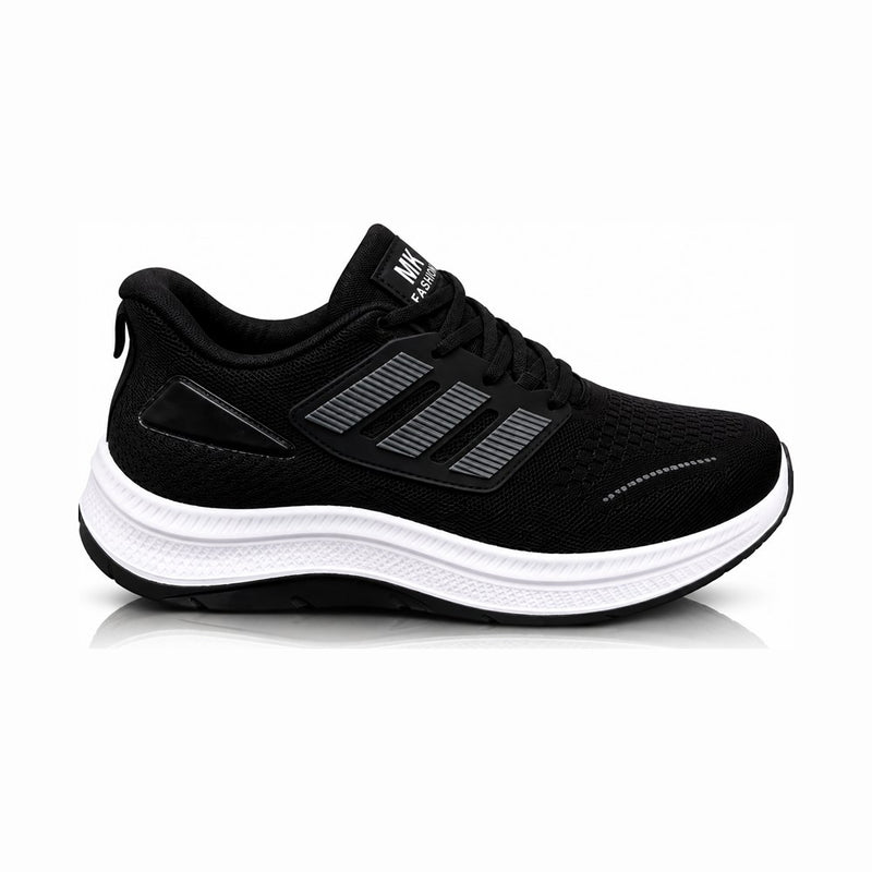 Black and White Running Shoe - Zain Boot House